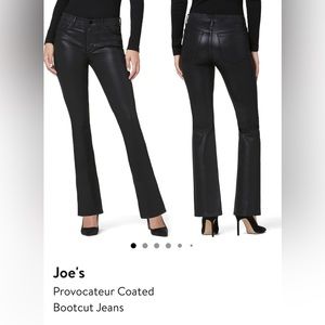 Joe’s Jeans Provocateur Petite Coated Bootcut Jeans - Size 26 Black